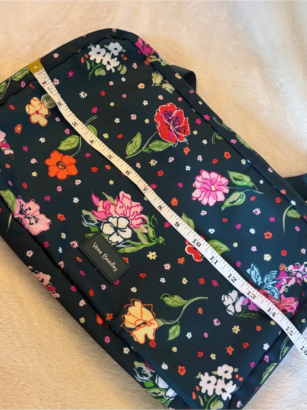 Vera Bradley Hanging Travel Organizer Toiletry Cosmetic Bag Floral - Picture 8 of 9